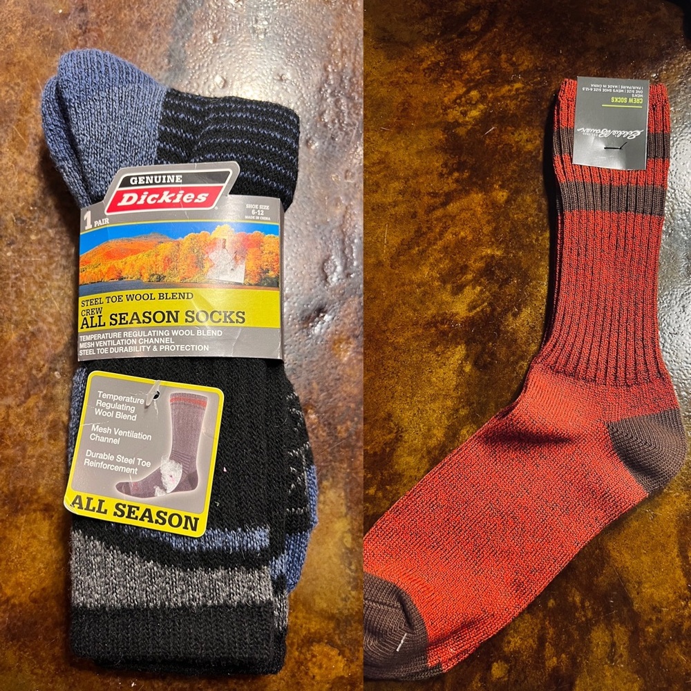 Men’s winter socks dickies and Eddie Bauer